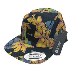 NWT Stance Kinetic Adjustable Cap Paradise Floral Print